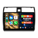 Boscer Autoradio geschikt voor Suzuki Swift 2005-2010 | 10.1 inch CarPlay & Android Auto draadloos | Android 15 | 4+64GB | 8-core hoofdfoto