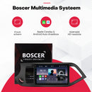 Boscer multimediasysteem: 9 inch scherm met draadloos CarPlay en Android Auto
