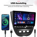 Boscer Autoradio geschikt voor Citroen, Peugeot & Toyota Aygo 2005-2014 | 10.1 inch CarPlay & Android Auto draadloos | Android 15 | Fysiek bedieningspaneel | 4+64GB