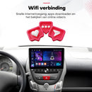 Boscer Autoradio geschikt voor Citroen, Peugeot & Toyota Aygo 2005-2014 | 10.1 inch CarPlay & Android Auto draadloos | Android 15 | Fysiek bedieningspaneel | 4+64GB