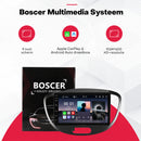Boscer multimediasysteem: 9 inch scherm met draadloos CarPlay en Android Auto