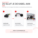 Boscer ISO naar Android kabel aansluiten op auto en autoradio in drie stappen