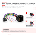 Contactpin van de Boscer 16-pins stekker verplaatsen zonder knippen of solderen