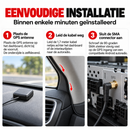 Installatie in drie stappen: antenne plaatsen, kabel wegwerken, SMA-stekker aansluiten