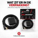 In de verpakking: 1x Boscer GPS antenne