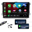 Boscer® Autoradio - Geschikt voor Volkswagen, Skoda & Seat - Apple Carplay & Android Auto - Android 13 - 1+32GB - 9 Inch HD Touchscreen - Bluetooth, USB, WiFi & MP5 - Navigatiesysteem - Achteruitrijcamera & Microfoon - 2025 Model
