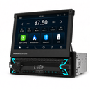 Boscer 1Din Autoradio - Apple Carplay & Android Auto (Draadloos) - 7" HD Handmatig Klapscherm - USB, Aux, Bluetooth - MP5 - Achteruitrijcamera & Microfoon hoofdfoto
