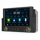 Boscer 1Din Autoradio - Apple Carplay & Android Auto - 6,2" HD Touchscreen - Bluetooth, USB & MP5 - Achteruitrijcamera & Externe Microfoon hoofdfoto