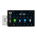 Boscer 1Din Autoradio Universeel - 6,9 Inch HD Touchscreen - Apple Carplay & Android Auto (Draadloos) - Bluetooth, USB, USB-C & MP5 - AHD Achteruitrijcamera, Stuurwieladapter & Externe Microfoon - 2025 Model hoofdfoto