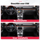Geschikt voor VW - voor en na installatie in het dashboard