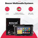 Boscer Multimedia Systeem - 7 inch, CarPlay en Android Auto, 1024x600