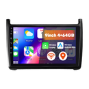 Boscer Autoradio geschikt voor Volkswagen Polo 2011-2016 | 9 inch CarPlay & Android Auto draadloos | Android 15 | 4+64GB hoofdfoto