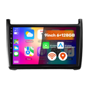 Boscer Autoradio geschikt voor Volkswagen Polo 2011-2016 | 9 inch CarPlay & Android Auto draadloos | Android 15 | 6+128GB hoofdfoto