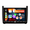 Boscer Autoradio geschikt voor Volkswagen Polo 2011-2016 | 9 inch CarPlay & Android Auto draadloos | Android 15 | Fysiek bedieningspaneel | 4+64GB hoofdfoto