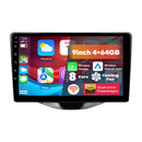 Boscer Autoradio geschikt voor Citroen, Peugeot & Toyota Aygo 2015-2020 | 9 inch CarPlay & Android Auto draadloos | Android 15 | 4+64GB | 8-core hoofdfoto