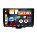 Boscer Autoradio geschikt voor Citroen, Peugeot & Toyota Aygo 2015-2020 | 9 inch CarPlay & Android Auto draadloos | Android 15 | Fysiek bedieningspaneel | 4+64GB hoofdfoto