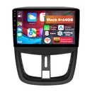 Boscer Autoradio geschikt voor Peugeot 207 2006-2015 | 9 inch CarPlay & Android Auto draadloos | Android 15 | 4+64GB | 8-core hoofdfoto