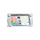 Boscer Autoradio geschikt voor Ford Focus 2008-2011 | 7 inch CarPlay & Android Auto | Android 15 | 6+128GB | Zilver hoofdfoto