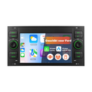 Boscer Autoradio geschikt voor Ford Fiesta 2005-2007 | 7 inch CarPlay & Android Auto draadloos hoofdfoto