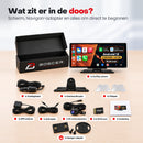 Wat zit er in de doos? Scherm, Navigon-adapter en alles om direct te beginnen