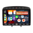 Boscer Autoradio geschikt voor Peugeot 308 2007-2015 | 9 inch CarPlay & Android Auto draadloos | Android 15 | Fysiek bedieningspaneel | 4+64GB hoofdfoto