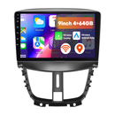 Boscer Autoradio geschikt voor Peugeot 207 2009-2013 | 9 inch CarPlay & Android Auto draadloos | Android 15 | 4+64GB hoofdfoto