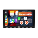 Boscer Autoradio geschikt voor Fiat Panda 2003-2012 | 9 inch CarPlay & Android Auto draadloos | Android 15 | Fysiek bedieningspaneel | 4+64GB hoofdfoto