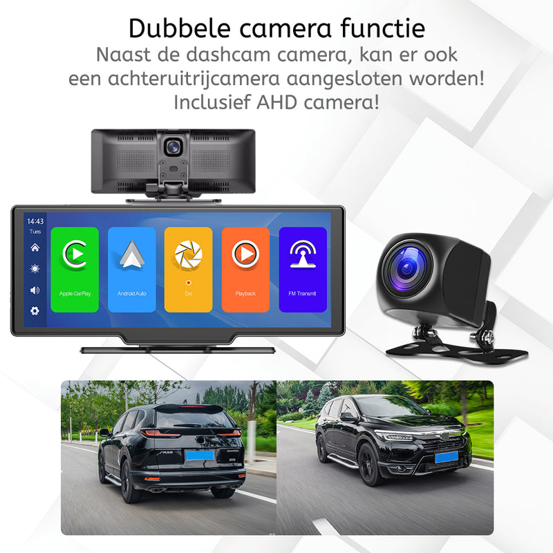privaat repetitie vertrekken Boscer® Smart HD Dashcam - Navigatiesysteem - Apple Carplay & Android
