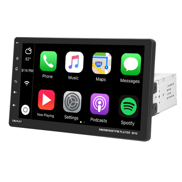 Onregelmatigheden bewijs Ga op pad 1Din Autoradio | Apple Carplay & Android Auto | 9' HD verstelbaar sche